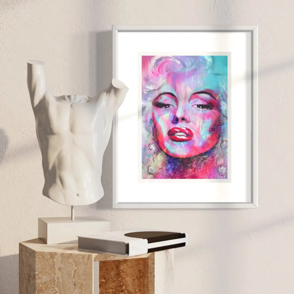 Gemälde "Marilyn Monroe" als Poster ♡ Kunstdruck auf Papier